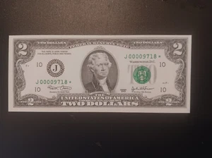 2003 $2 Federal Reserve Note Low Serial Number Extremely Low Print Run 16,000 - Picture 1 of 15