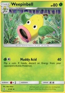 Carta pokemon Weepinbell (GRI 2)-Guardiani Nascenti-U - lingua ITA-condizione NM - Picture 1 of 1