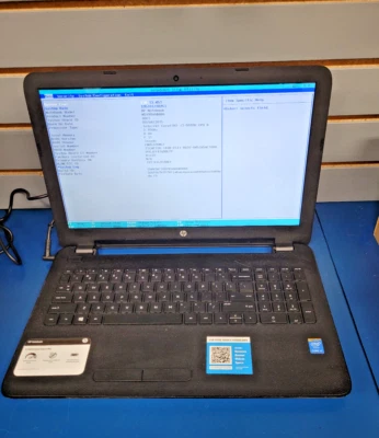 HP Laptop 15-ac121dx Touch Intel i3-5010U 2.10GHz 6GB RAM WIN 10/11 - Image 1 of 4