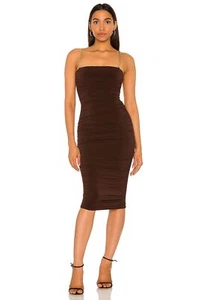 NEW Size S Nookie Allegra Midi Dress in Chocolate REVOLVE MSRP $249 - Picture 1 of 7