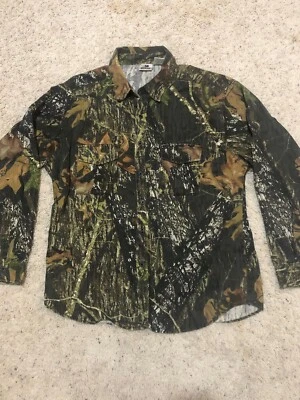 Mossy Oak Breakup Hunting Camo Button Down Shirt Men’s 2xl - Image 1 of 4