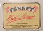 MIRABELLO FERRARESE FABBRICA LIQUORI ETICHETTA FERNET RARA VEDI...