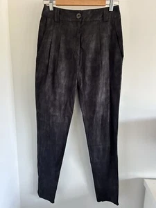 Manning Cartell Cigarette Pants Size 8 Velvet touch Corporate Slim Tapered Black - Picture 1 of 7