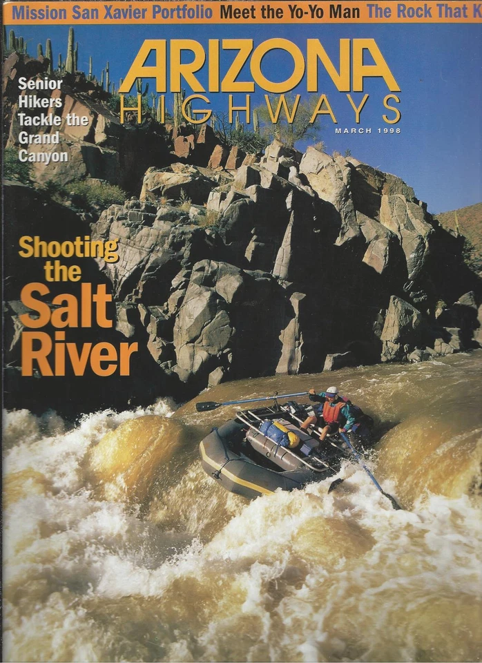 ARIZONA HIGHWAYS ~ March 1998 ~ White Water Rafting Foto 1 de 1