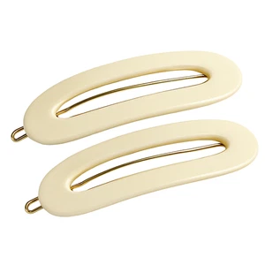 Französische Amie Oval Loop kleine Haarspange - Snap Tige Boule Damen Haarspange 2er Set - Bild 1 von 13