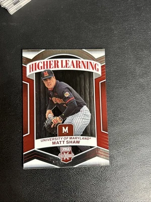 2023 Panini Elite Extra Edition - Higher Learning Matt Shaw #HL-9 (RC) - Image 1 of 2