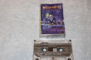 MEGADETH-"RUST IN PEACE" CASSETTE, CAPITOL C4 591935, 1990, EXCELLENT - Picture 1 of 3