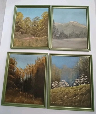 Vintage 4 framed Landscape Paintings - Image 1 of 2