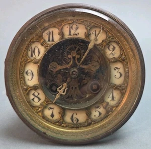 AD Mougin France Vintage Ornate with Glass Bezel & Movement - Picture 1 of 6