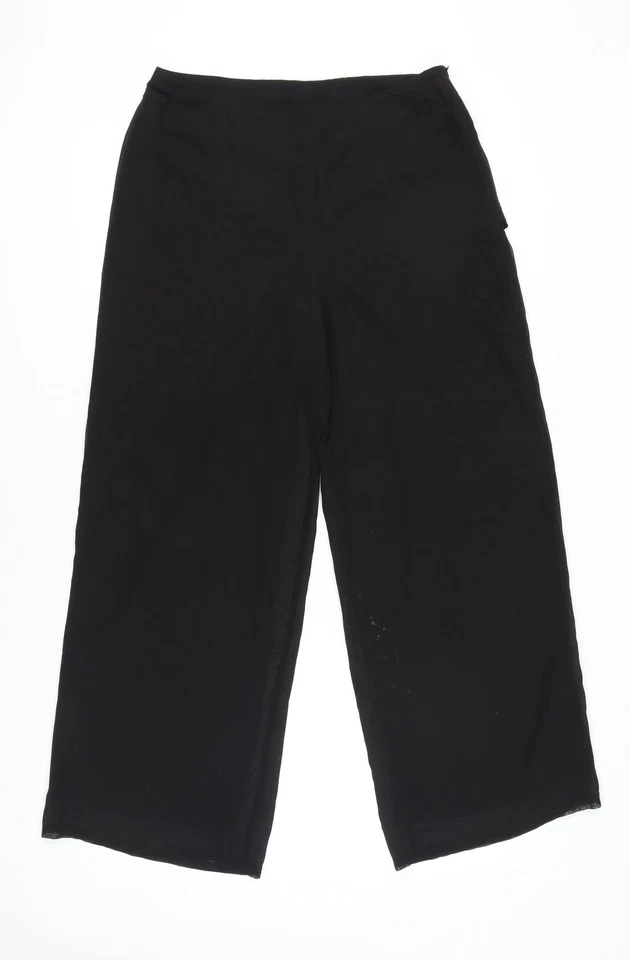 David Emanuel Women's Black Culottes Size 12 - Image 1 of 4