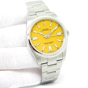 Rolex 124300 Oyster Perpetual 41mm with Yellow Dial (New Old Stock) - Picture 1 of 8