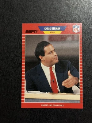 1989 Pro Set Chris Berman Card #5 - Image 1 of 2