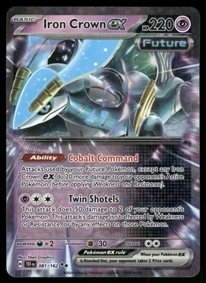 Iron Crown ex #081/162 Pokemon SV05: Temporal Forces - Image 1 of 2