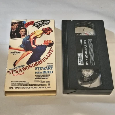 It's a Wonderful Life (Boxed VHS, 1986, Colorized Version) James Stewart Tape - Image 1 of 4