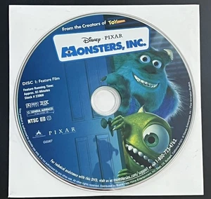 📀New Monsters Inc (2002) - DVD Disc nur in weißer Papierhülle / ohne Hülle - Bild 1 von 1