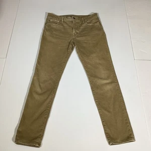 Pantalones de mezclilla American Eagle para hombre 32x34 caqui Next Level flexibles ajustados elásticos AE - Imagen 1 de 12