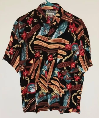 NWOT Men's Size Small Bali Apparel Tropical Aloha Shirt - Image 1 of 3