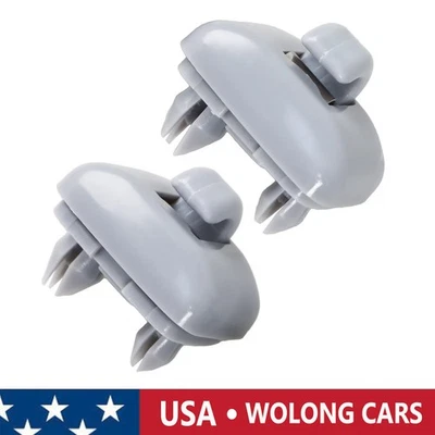 2x Soporte para parasol gancho retenedor para Audi A3 S3 A4 S4 A5 S5 Q3 Q5 Foto 1 de 4