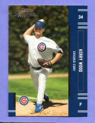 2005 Playoff Prestige #34 Kerry Wood  Cubs - Image 1 of 2