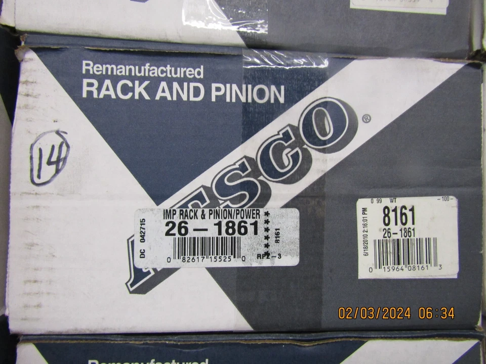 Estante y piñón de dirección asistida para Nissan Pulsar y Sentra 26-1861 ¡SIN NÚCLEO! #14 Foto 1 de 1