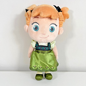Disney Store Animator’s Collection Frozen Anna 12" Stuffed Plush Kids Doll