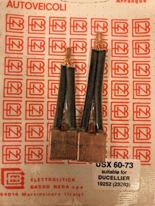 Jeu de balais (charbon) USX 60-73 pour Renault R12 Gordini, R15 TS, R16, R17 TL - Picture 1 of 1
