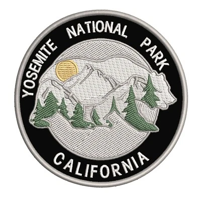Yosemite National Park California Patch Embroidered Iron-on Applique Souvenir - Image 1 of 4