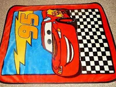 Manta de felpa para bebé 3C vintage Disney Pixar CARS Lightning McQueen Minky Foto 1 de 2