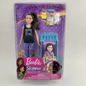 Barbie Babysitters Playset  Skipper Doll and Toddler Bedtime. New - Picture 1 of 5