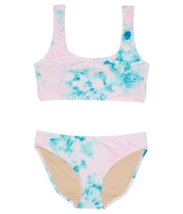 Shade Critters L109023 Girls Multi Preppy Tie-Dye Bikini Swim Set Size 10 - Picture 1 of 4