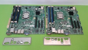 2 Stück Supermicro X10SLM+-F LGA 1150 Mainboard i3 CPus enthalten - Bild 1 von 7