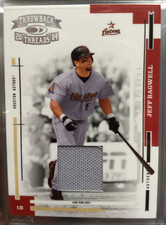2004 Donruss Throwback Threads - Jeff Bagwell game-used jersey card /100