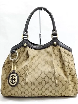 Bolso de Mano Gucci Marrón Lona 1270638 Hobo Sukey Foto 1 de 4