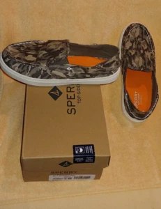 Zapatos SPERRY Top Sider Salados Lavables CAMO Juveniles Talla 5 Damas Talla 7 - Imagen 1 de 5