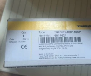Módulo TURCK TBEN-S1-4DIP-4DOP Nuevo EN CAJA Envío Rápido vía DHL/FedEX - Imagen 1 de 3