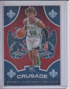 2019-20 Panini Chronicles Romeo Langford # 525 Crusade Red 148/149 RC Celtics - Picture 1 of 2