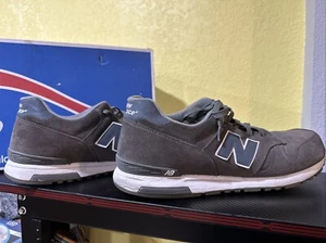 Men Size 15D US New Balance Shoes Sneakers 565 ML565GNV Grey Gray Suede Rare Box - Picture 1 of 18