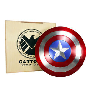 Metal CATTOYZ 1:1 AVENGERS Captain America Shield Replica&Prop Perfect Version
