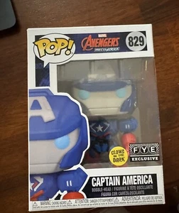 Funko Pop! Marvel Avengers Mechstrike Capitán América GITD FYE - Imagen 1 de 3