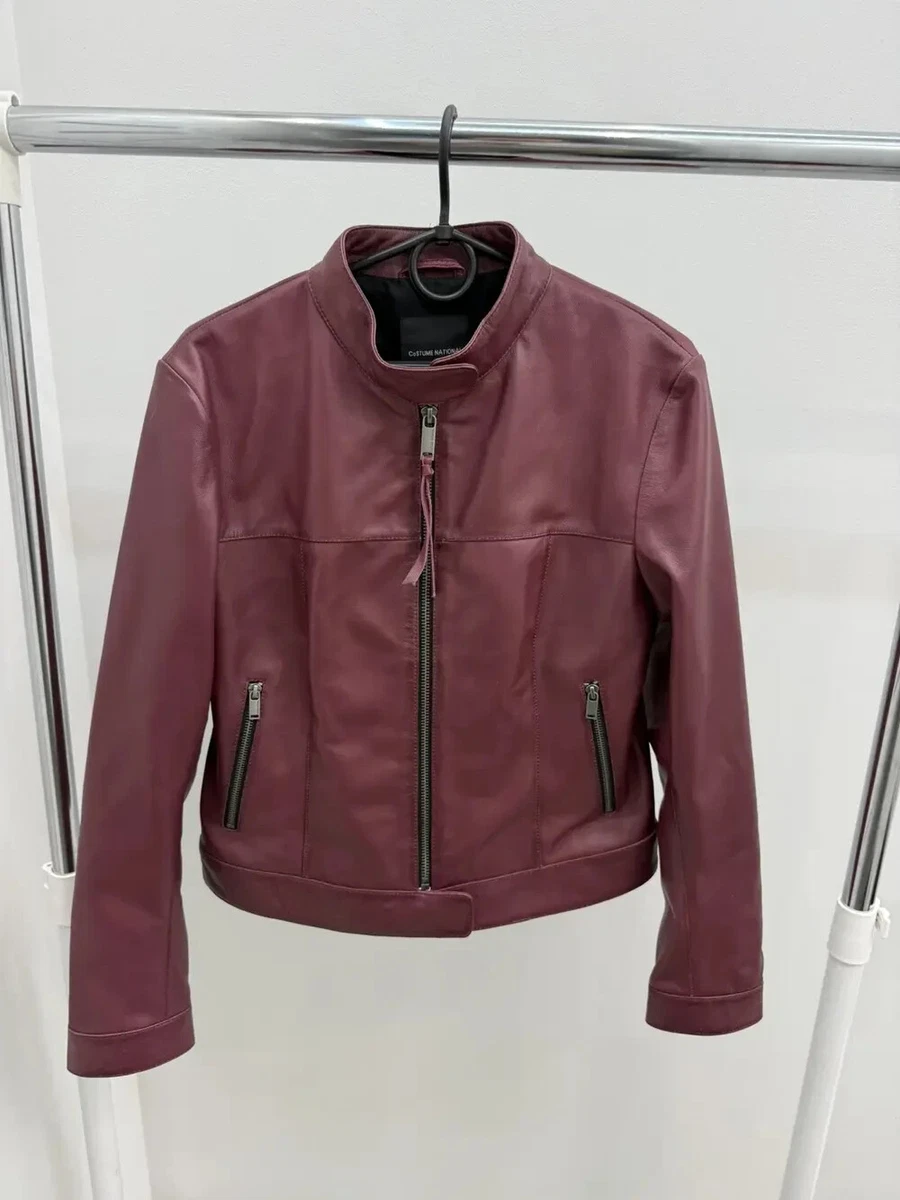 Costume National Coats, Jackets & Vests Leather Outer Shell for