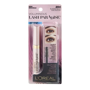 Rímel L'Oreal Paris Voluminous Lash Paradise - 0,25 fl oz - NEGRO MÁS NEGRO - Imagen 1 de 3