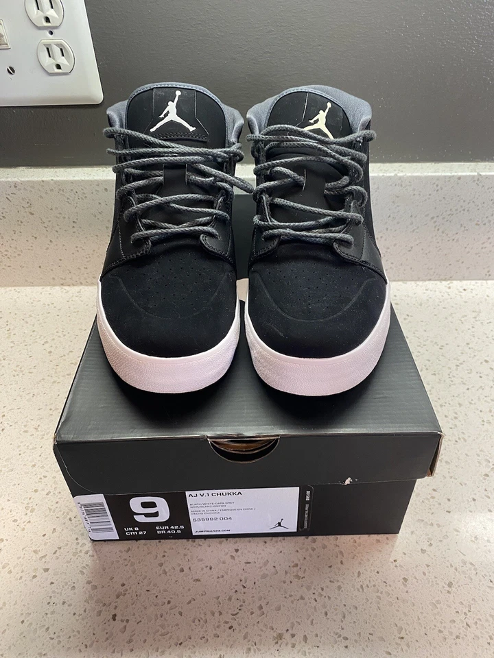 Jordan AJ V.1 Chukka Black Size 9 - Image 1 of 4
