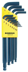 Bondus USA B10936 - Set 12 Ball End L-wrenches .050-5/16" - Picture 1 of 1