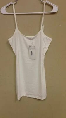 Cami básico Doublju para mujer blanca, M Foto 1 de 2