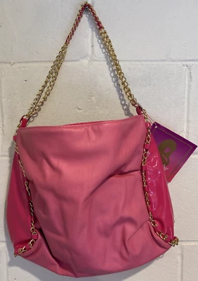 Bolso de hombro Nicki Minaj Pink Friday cartera imitación cuero cadena eslabones correas Foto 1 de 4