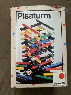 Pisaturm German Stacking Game Wood Dowels Rods, Selecta. Complete - Image 1 of 4