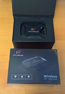 Two InfinitKloud Wireless WiFi, USB-C ready, Backup Drives, PC/Mac/Android - Picture 1 of 2