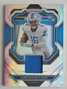2022 Panini Prizm #PJ-JW Jameson Williams Premier Jerseys Silver - Picture 1 of 2