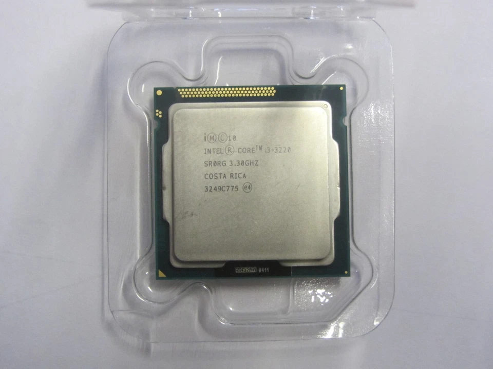 PROCESSORE CPU DESKTOP INTEL CORE I3 3220 LGA 1155 DUALCORE 3,3 GHZ BULK - Immagine 1 di 1