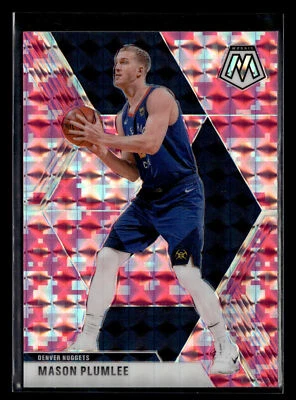 2019-20 Panini Mosaic #3 Mason Plumlee Camo Pink Denver Nuggets - Image 1 of 2